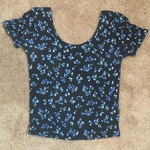 FLORAL CROP TOP